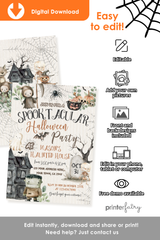 Spooktacular Halloween Party Invitation