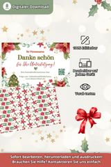 Dankeskarte Vorlage Horizontal