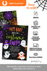 Halloween Costume Party Invitation