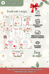 Elf Girl Printable Bundle