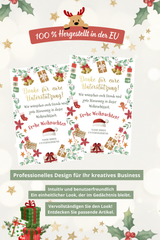 Dankeskarte Vorlage Vertikal