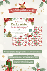 Dankeskarte Vorlage Horizontal