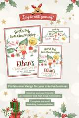 Editable Christmas Eve Gift Tags