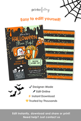 Spooky Halloween Movie Invitation