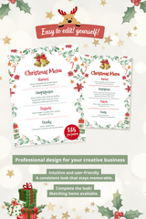 Editable Menu Template