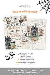 Spooktacular Halloween Party Invitation