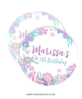 Under The Sea Birthday Party Toppers