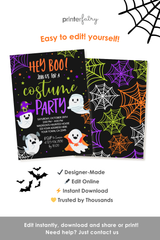 Halloween Costume Party Invitation