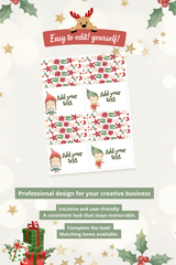 Editable Folded Cards Template