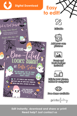 Halloween Spa Flyer