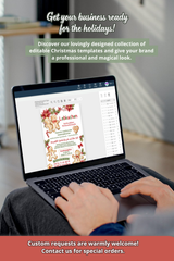 Christmas Recipe Card Design