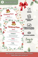 Editable Menu Template