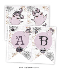 Halloween Baby Shower Banner