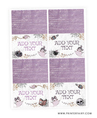 Halloween Baby Shower Food Tents