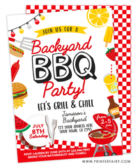 BBQ Party Invitation
