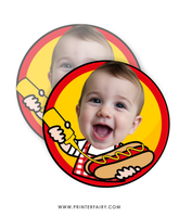 BBQ Birthday Party Toppers with Photo