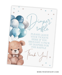 Bear Diaper Raffle