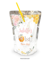 Bees Drink Pouch Label