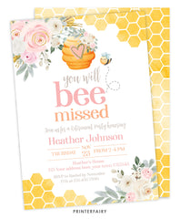 Bees Retirement Party Invitation