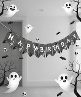 Halloween Birthday Party Banner