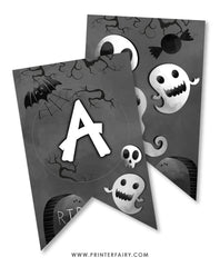Halloween Birthday Party Banner