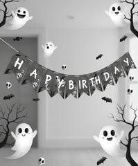 Halloween Birthday Party Banner