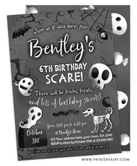 Halloween Birthday Party Invitation