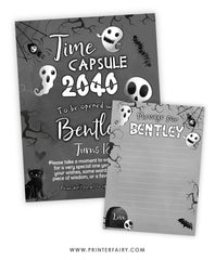 Halloween Birthday Time Capsule