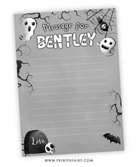 Halloween Birthday Time Capsule