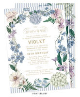 Bridgerton Birthday Invitation