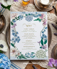 Bridgerton Menu