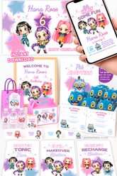 K-Pop Demon Hunters Birthday Party Bundle