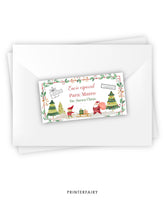 Etiqueta Editable de Dirección de Santa