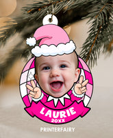 Christmas Elf Ornament with Photo