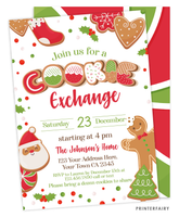 Christmas Cookie Exchange Invitation