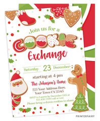 Christmas Cookie Exchange Invitation
