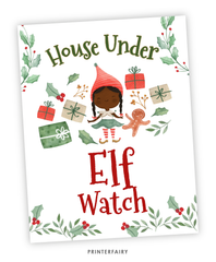 Christmas Elf Surveillance Notice