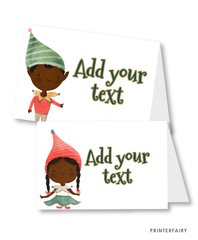 Elf Christmas Food Tents