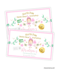 Elf Arrival Christmas Eve Box Label & Sign