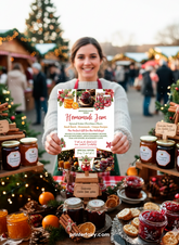 Christmas Market Flyer Template for Jam