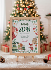 Editable Sign Template