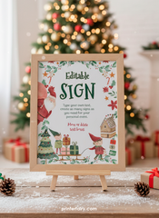 Editable Sign Template