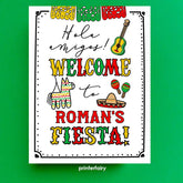 Fiesta Welcome Sign