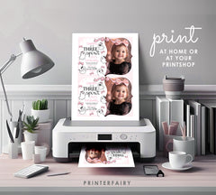 Coquette Ghost Three Spirit Invitation with Photo