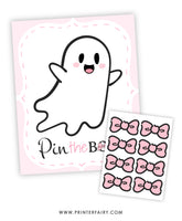 Coquette Ghost Pin the Tail Game