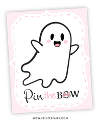 Coquette Ghost Pin the Tail Game