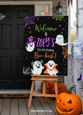 Costume Party Halloween Welcome Sign