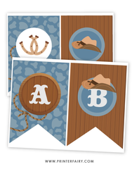 Cowboy Baby Shower Banner