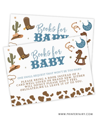 Cowboy Baby Shower Books for Baby