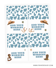 Cowboy Baby Shower Food Tents